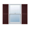 14 1/2 inchw x 94 inchh Vinyl Open Louver Shutters with Shutter-Loks Z2288