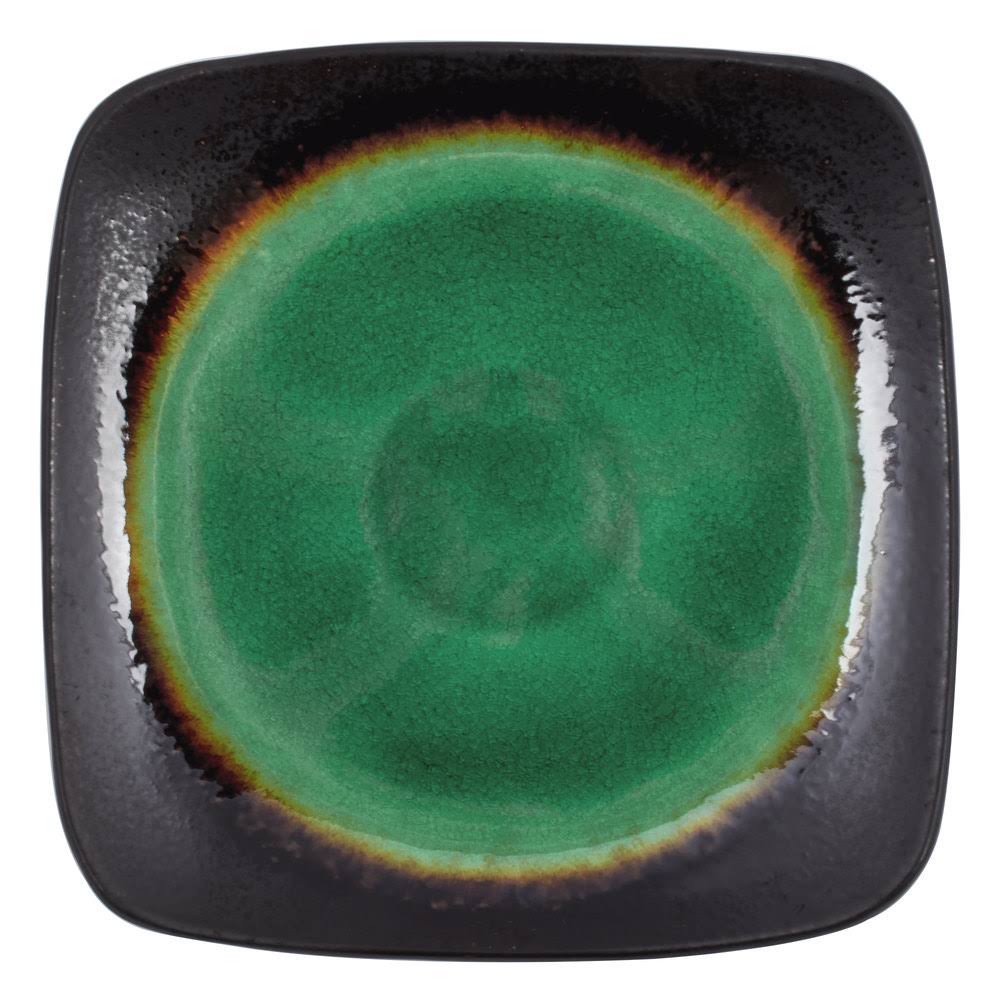 12/Case Square Stoneware Plate A775