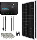 200 Watt 12 Volt Monocrystalline Solar Panel Starter Kit with 20A Rover MPPT Charge Controller L130194