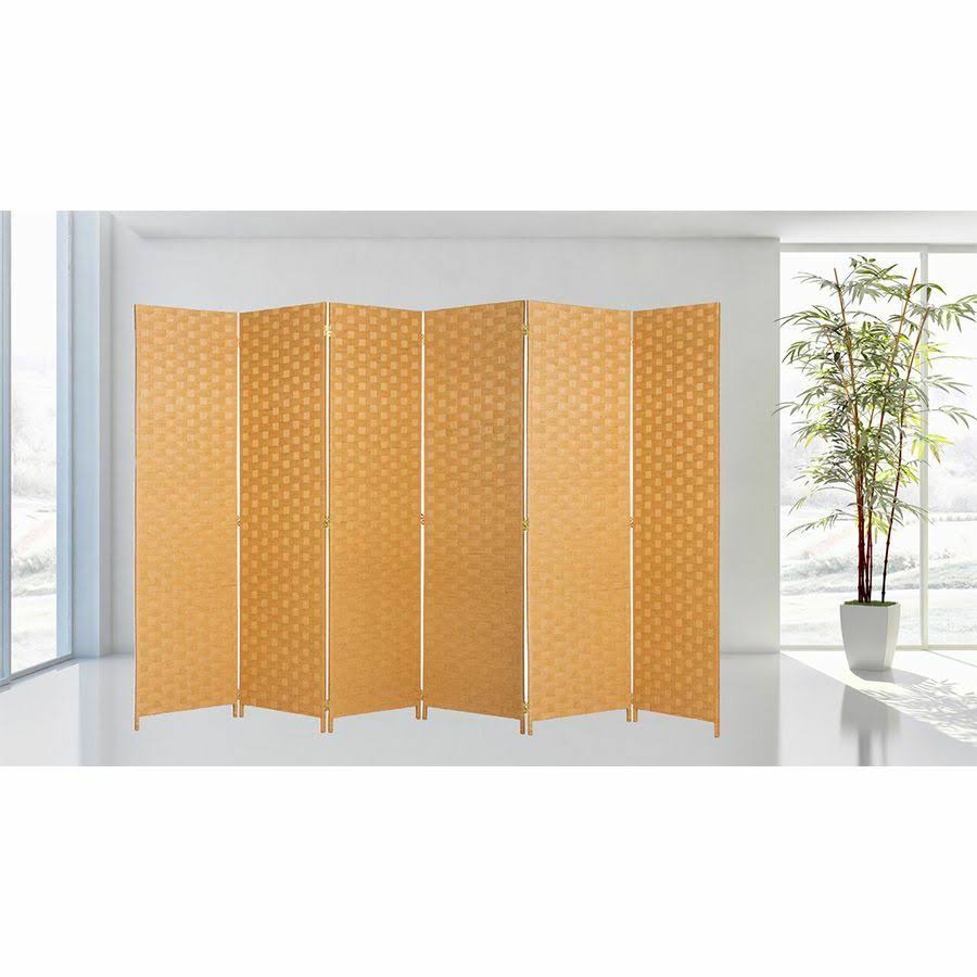 Beige 6 Panel Fiber Room Divider H19687