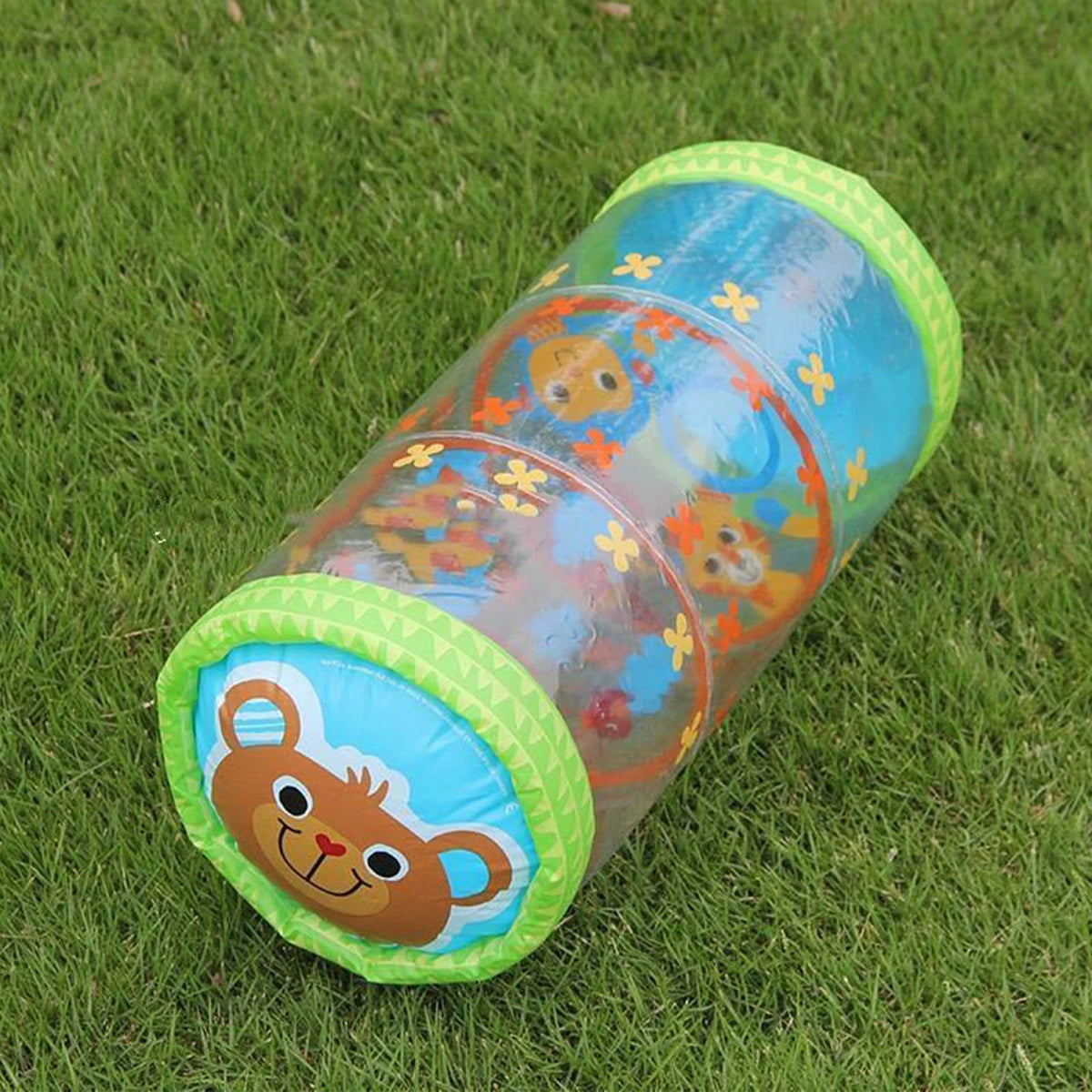 Inflatable Baby Walker Crawling Toy with Bell D770
