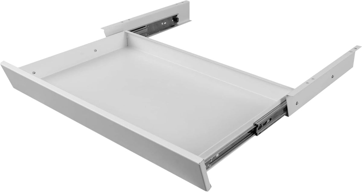White Sliding Under-Desk Drawer Storage Organizer B60226