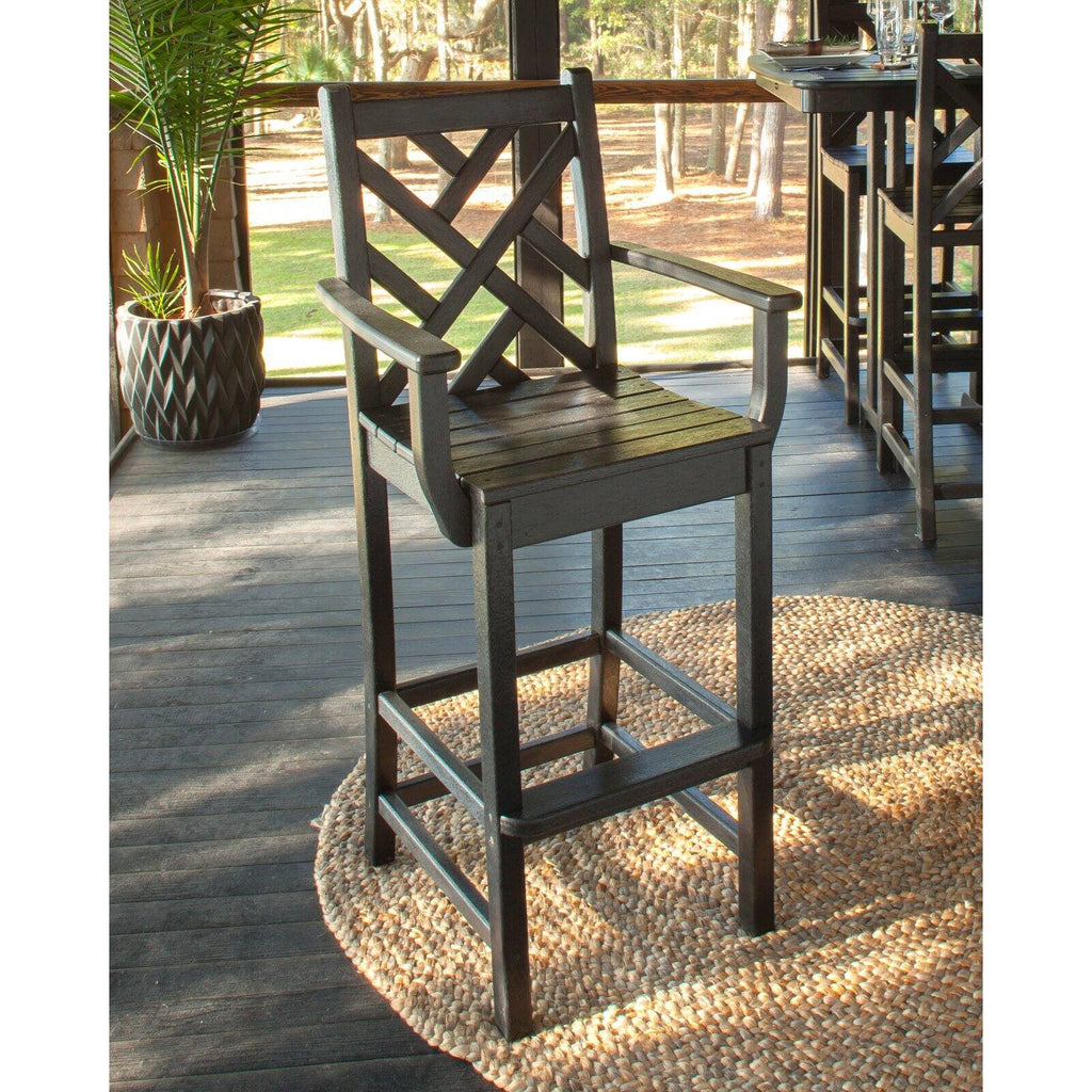 Black Bar Arm Chair C9323