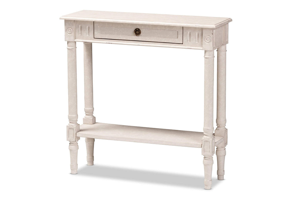 Whitewash Console Table H744