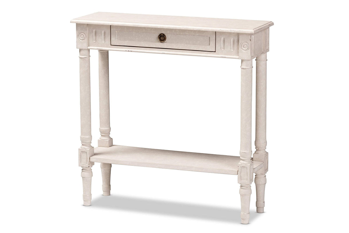 Whitewash Console Table H744