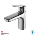 Polished Chrome Single Handle Bathroom Sink Faucet J415