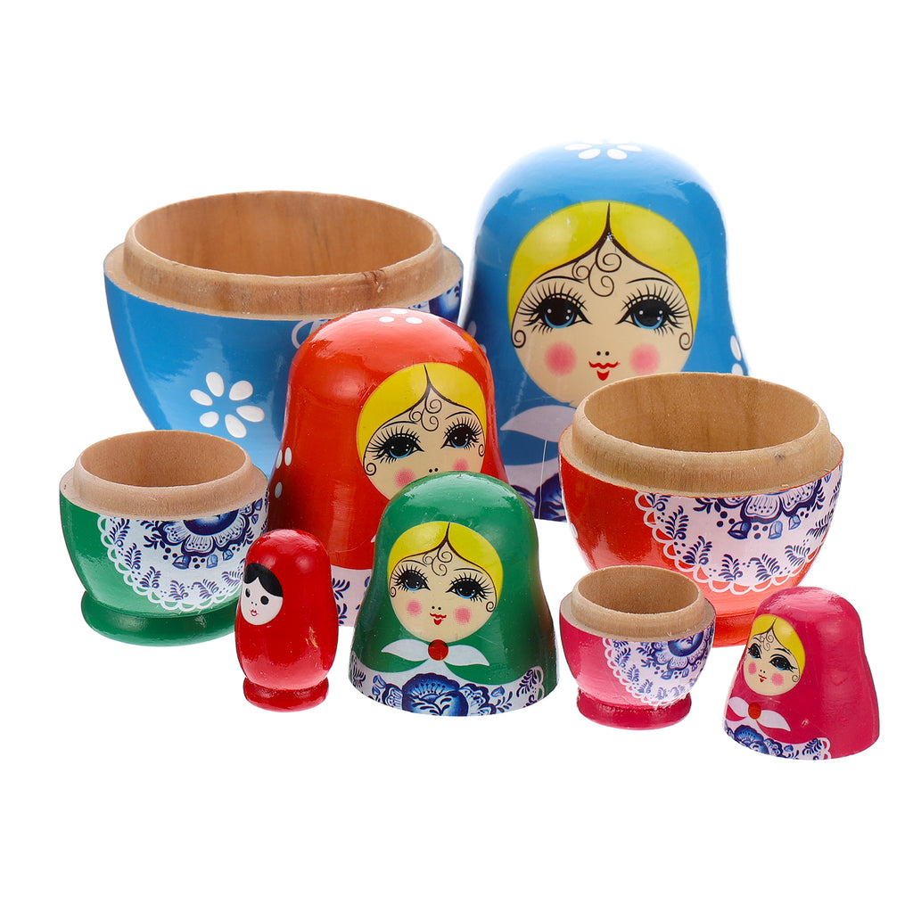 Matryoshka Doll Toy Nested Doll Hand-paint Doll M761602