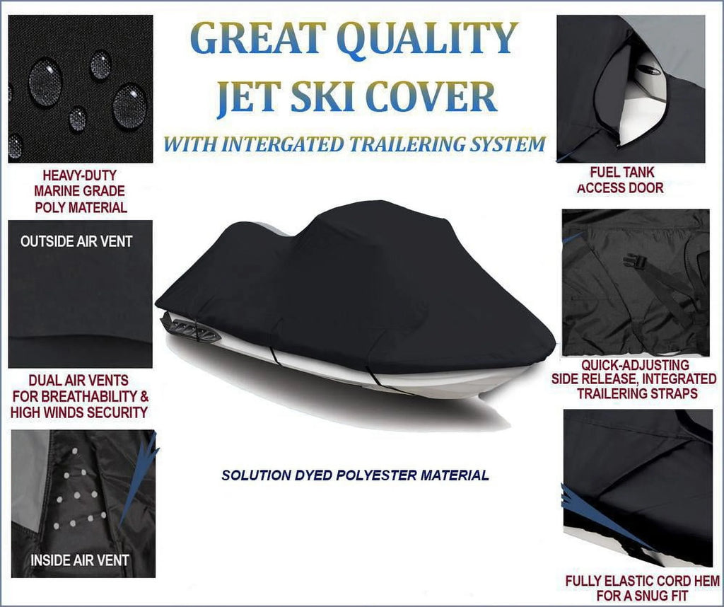 Black Jet Ski Cover C52674