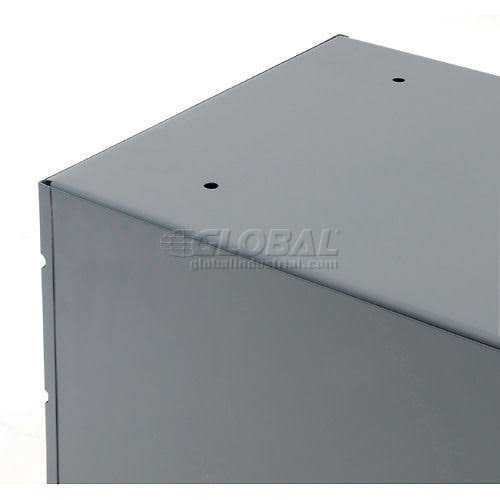 Modular 9 Drawer Steel Storage Cabinet Gray D5073