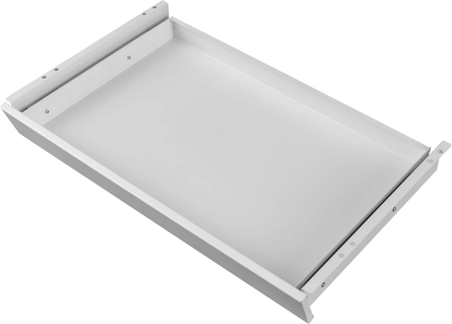 White Sliding Under-Desk Drawer Storage Organizer B60226