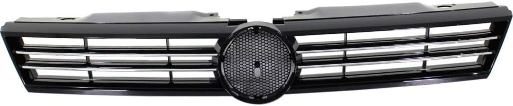 Chrome Shell Grille Assembly with Painted Black Insert Z70374