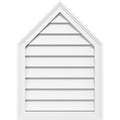 36x22W x 30x22H Peaked Top Surface Mount PVC Gable Vent G749