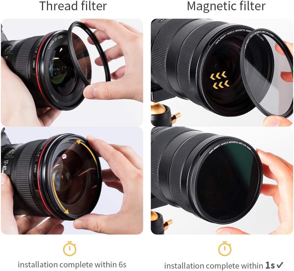 67mm Magnetic Lens Filter Kit with Magnetic Adapter Ring Y96910