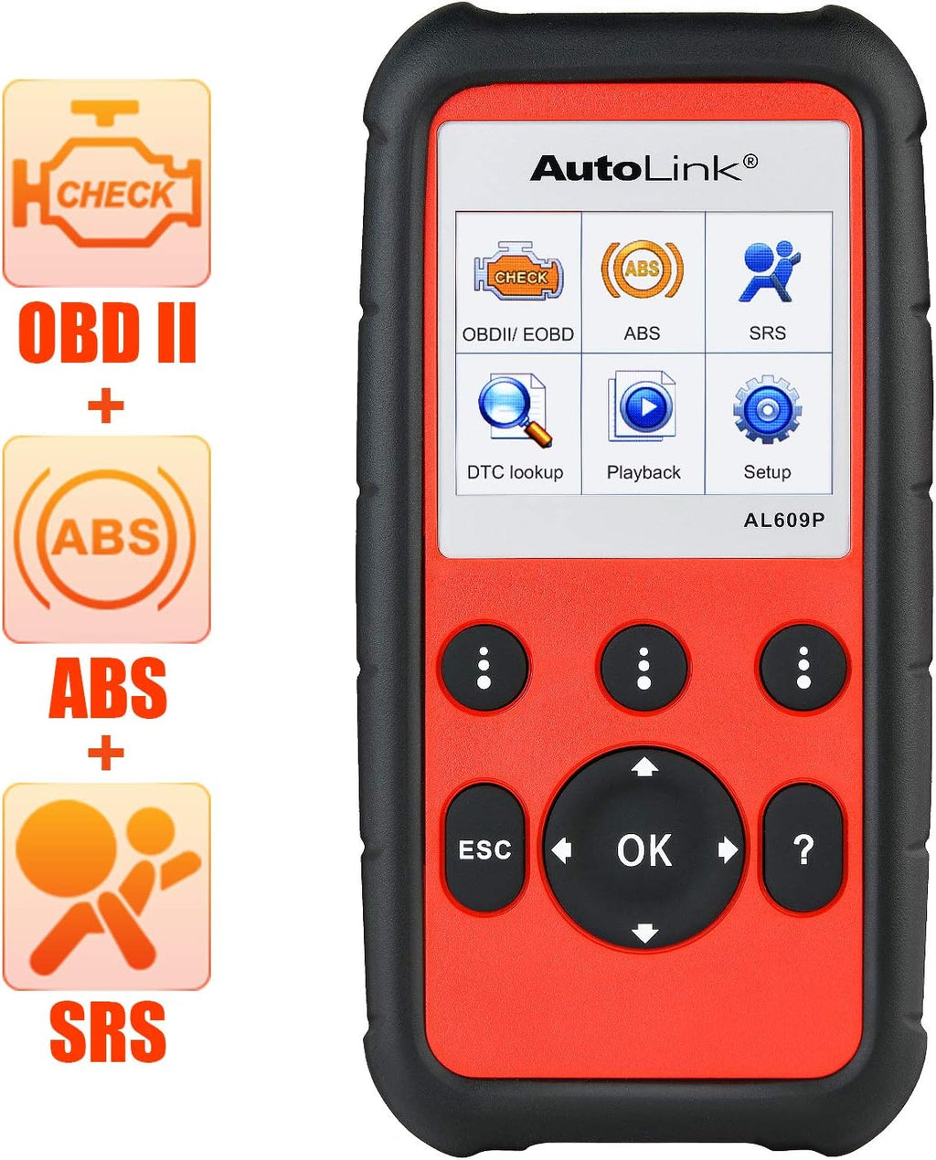 OBD2 Scanner with ABS and SRS Airbag Diagnostic R84014