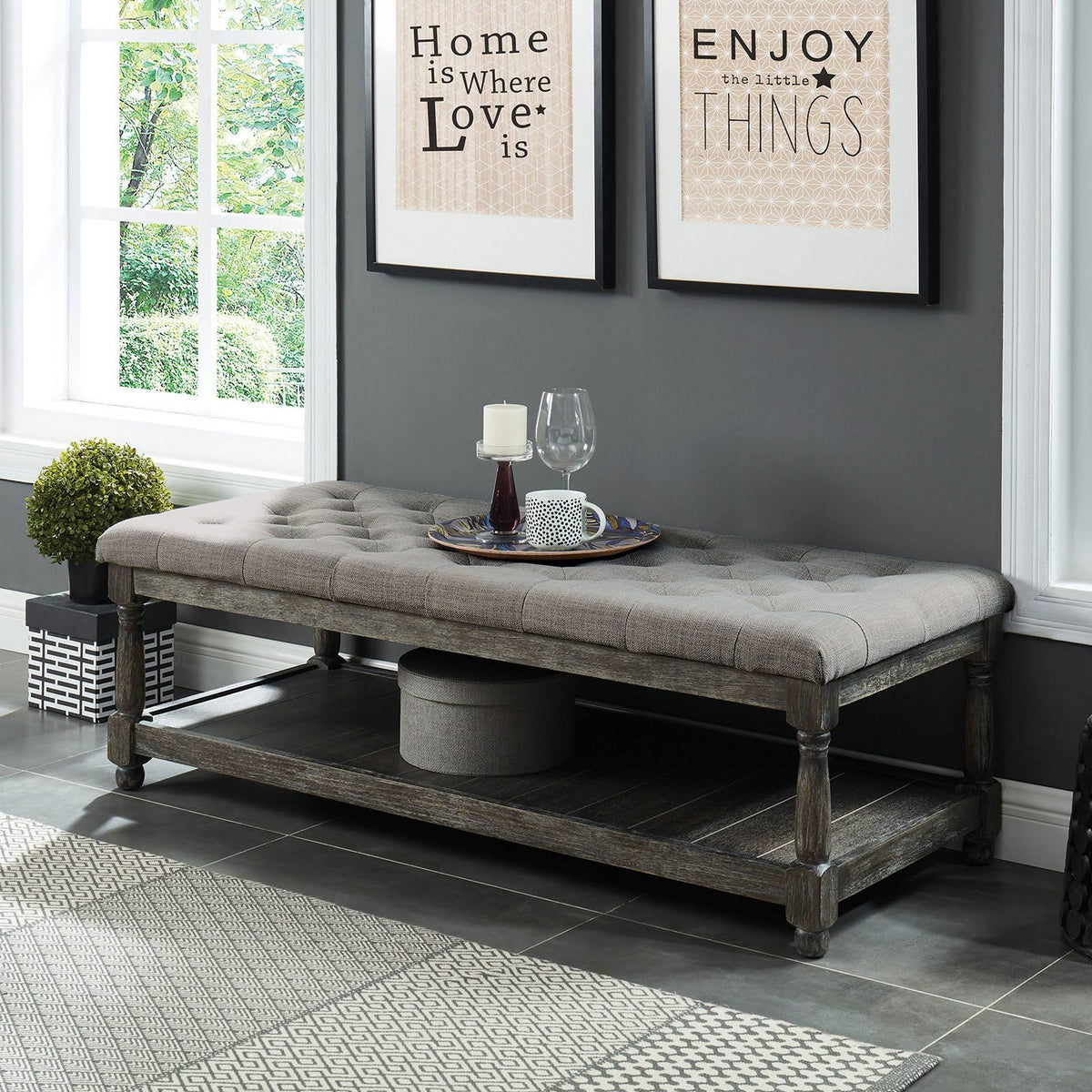 Gray Bench H3201