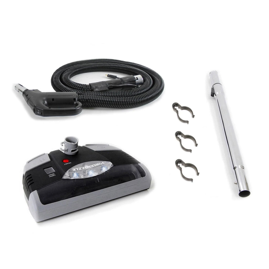 Black Plastic Vacuum Power Head, Hose, and Wand Q8016
