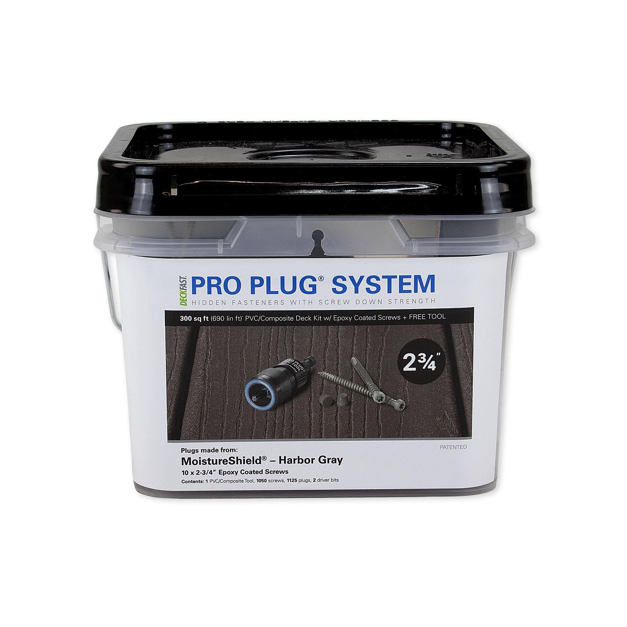 300 Square Feet Epoxy Coated Carbon Steel Decking Plug System N84221