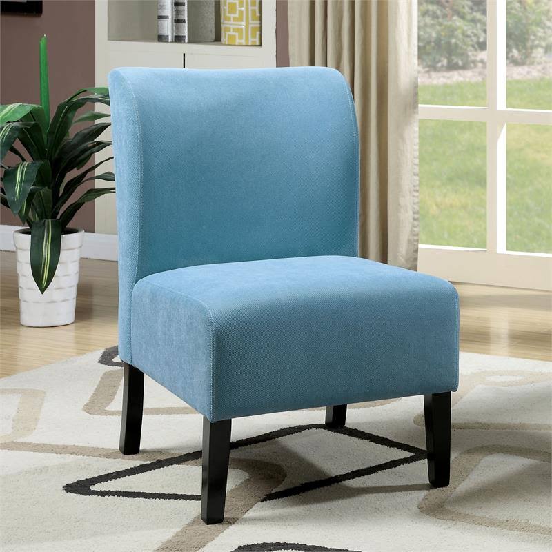 Blue Fabric Accent Chair B29119