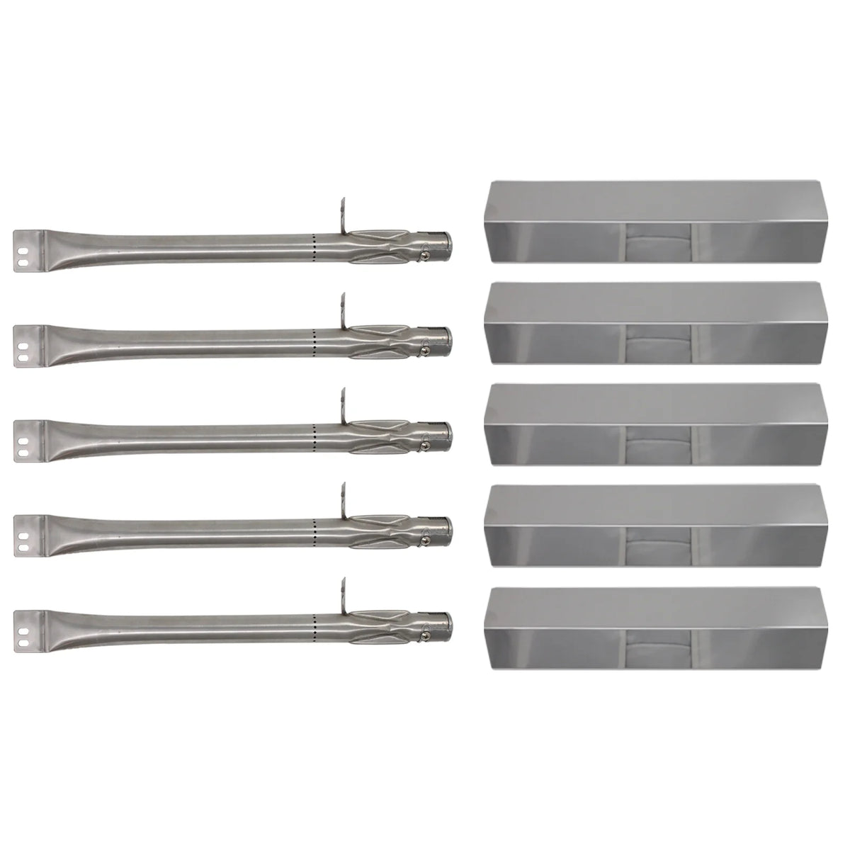 5-Pack Stainless Steel BBQ Gas Grill Tube Burner Replacement Parts C7044