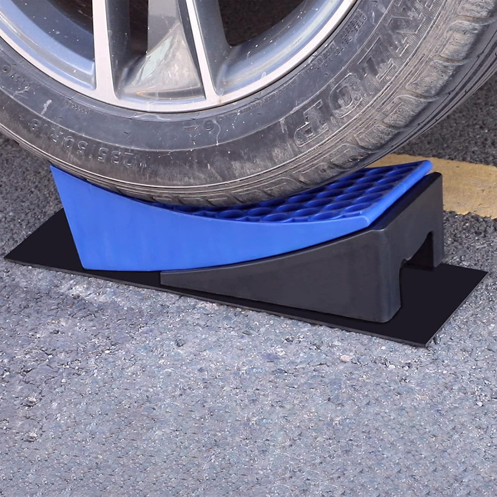 Camper Leveler Kit 2 Pacs with Two Curved Levelers, Two Chocks, and Two Rubber Grip Mats T8903