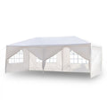 10x30ft White Canopy Tent with 7 Removable Sidewalls P445