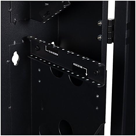 Black 5U Vertical Wall Mount Enclosure Cabinet X1326