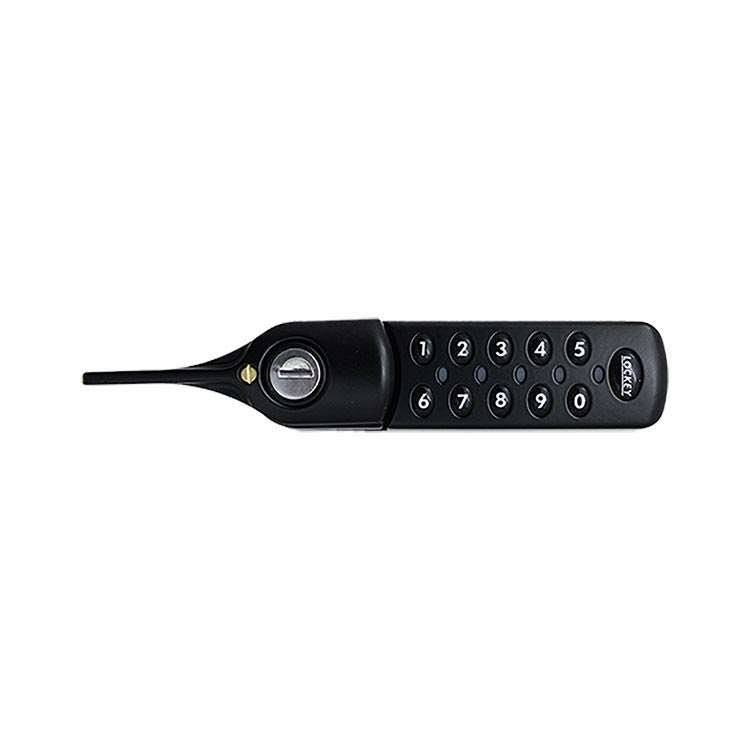 Digital Combination Cabinet & Locker Lock with Lever Handle, Silver F6657