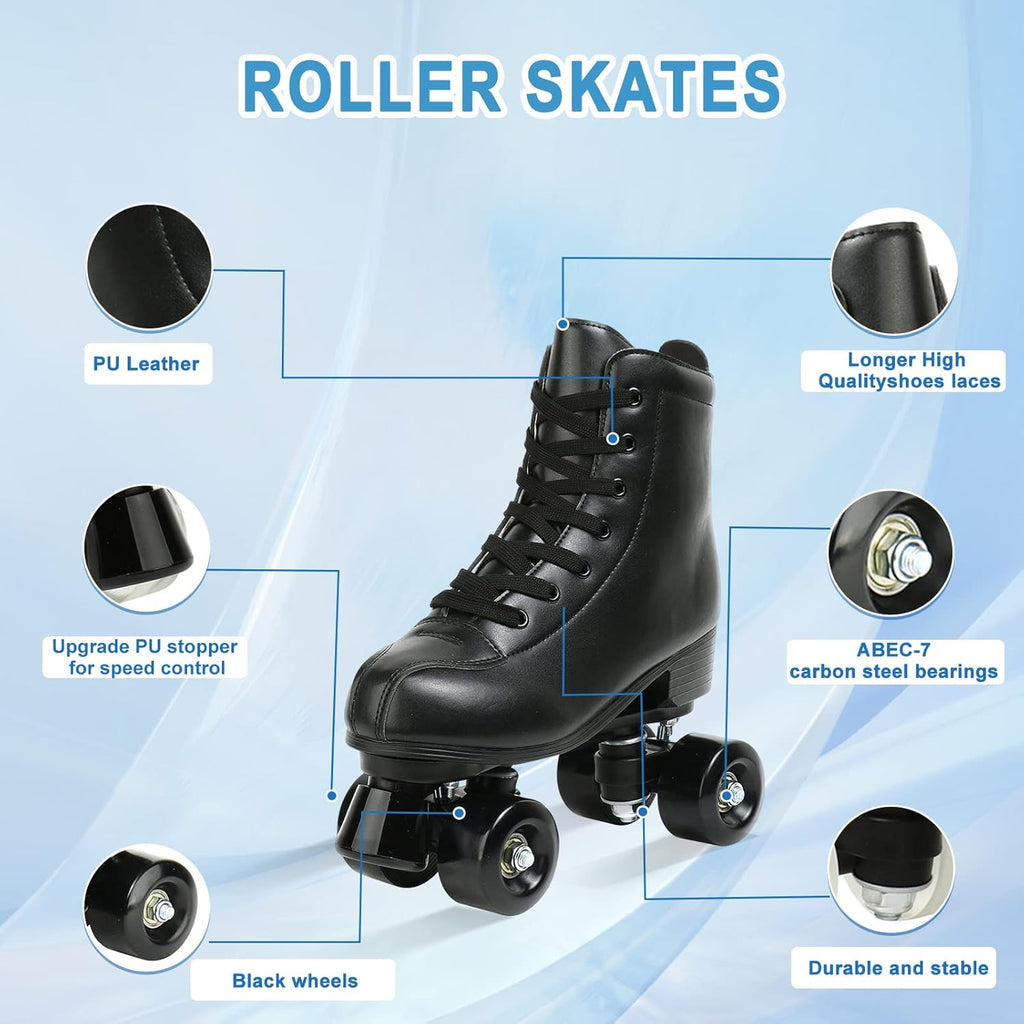 PU Leather Roller Skates Y983807