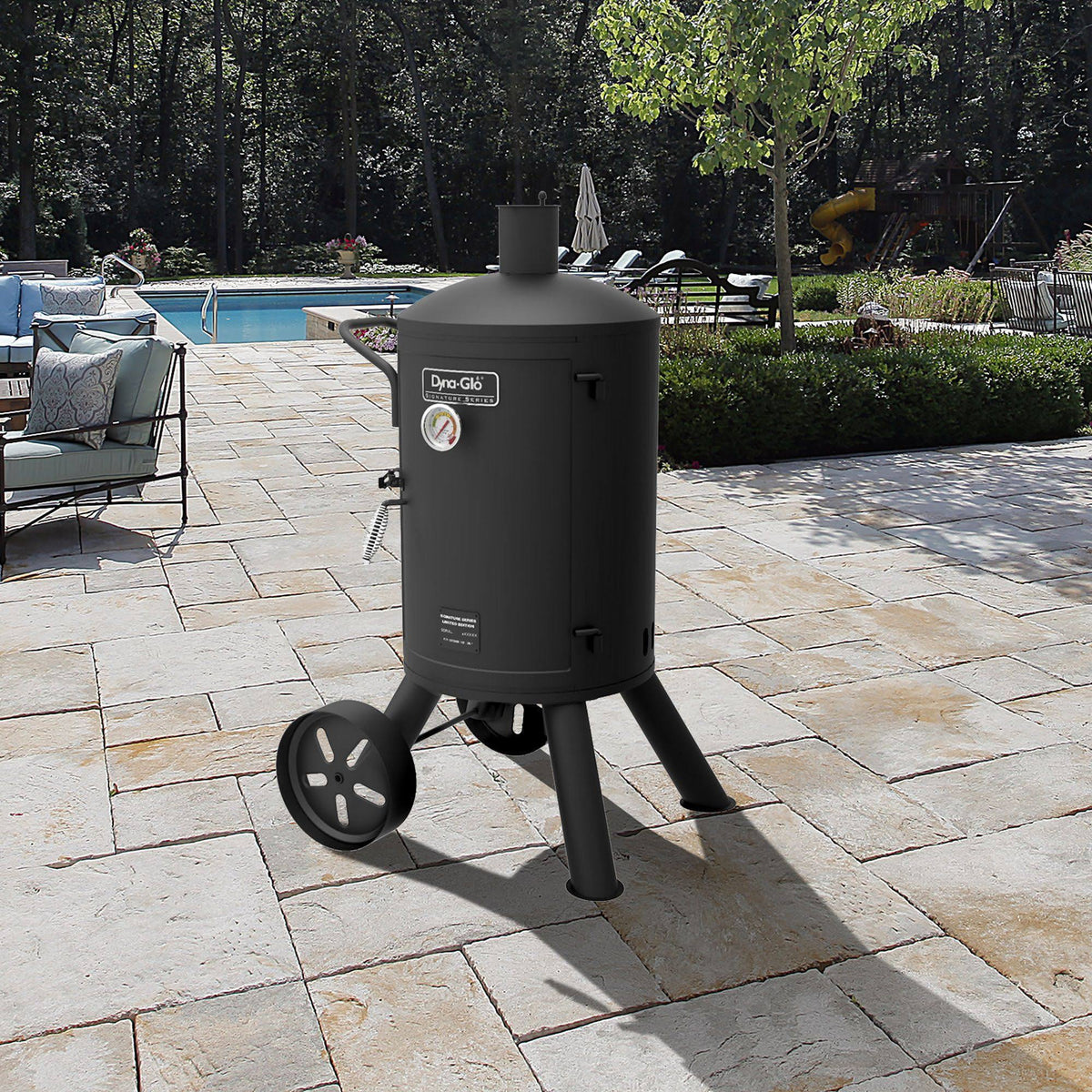 Heavy-Duty Vertical Charcoal Smoker L880366