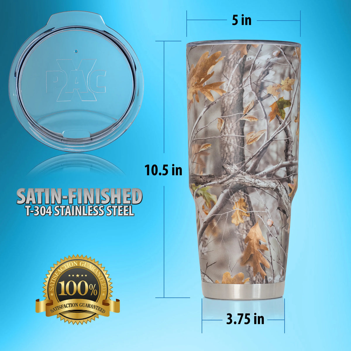 64oz Double Vacuum Wall Tumbler With Lid Y78908