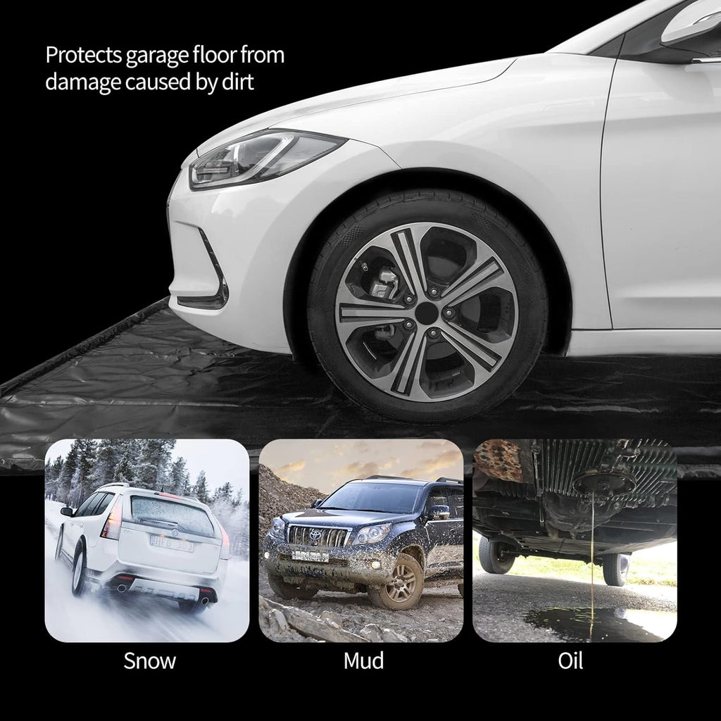 Non-Slip Waterproof Garage Floor Mat Pack of 2 J5247