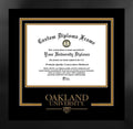 Oakland University Spirit Diploma Black Frame Y58565