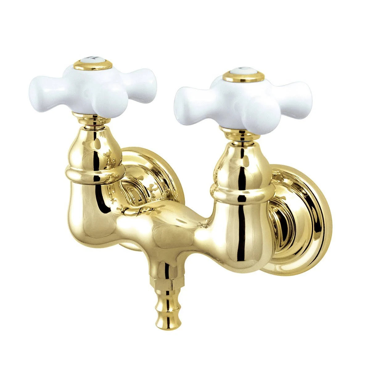Vintage Satin Nickel Wall Mount Clawfoot Tub Filler R767