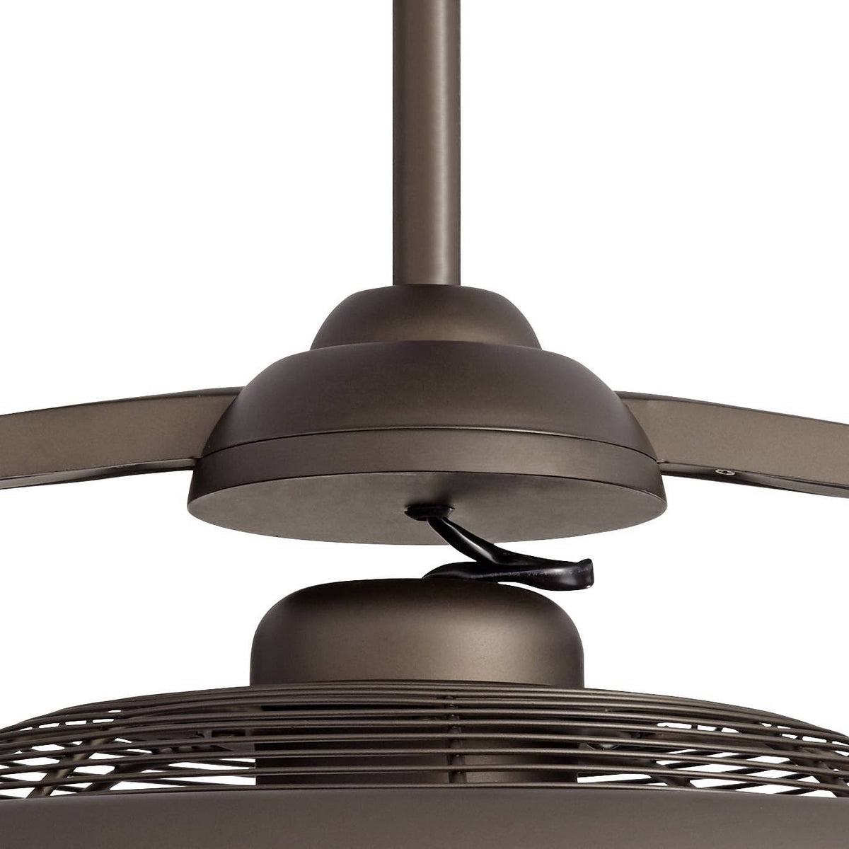 Bronze LED Ceiling Fan with Light Remote F441