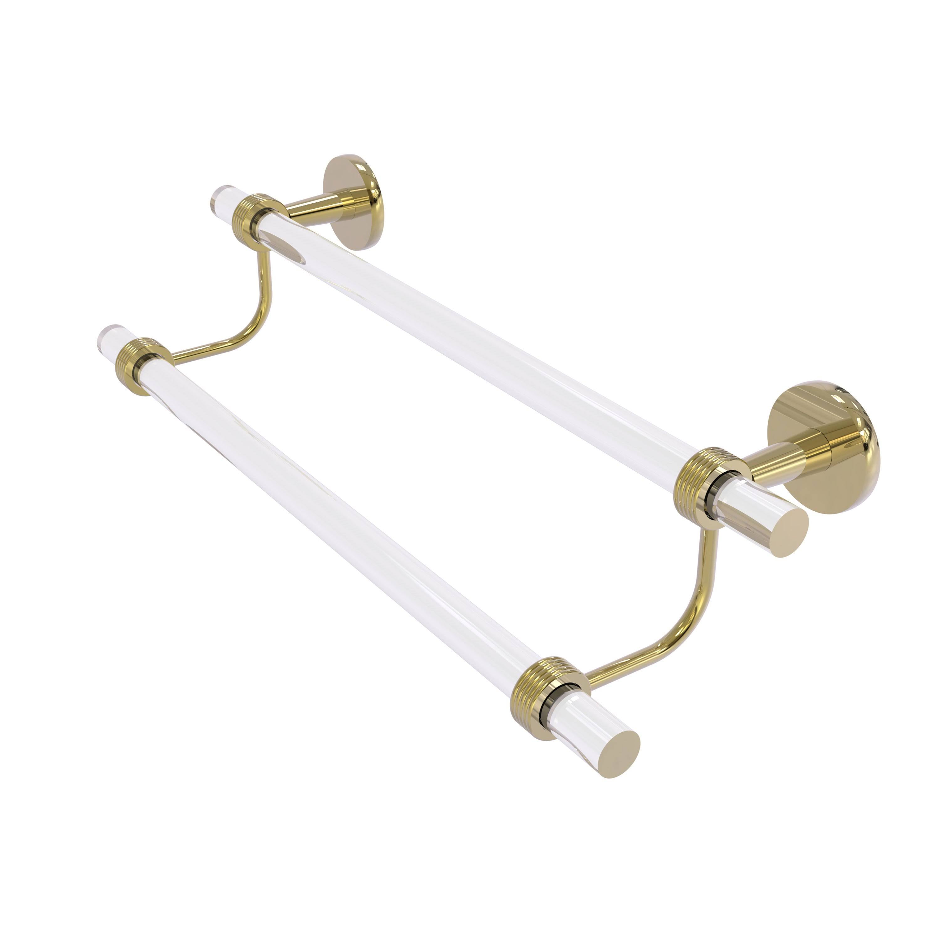 36 in. Double Towel Bar Unlacquered Brass X5459