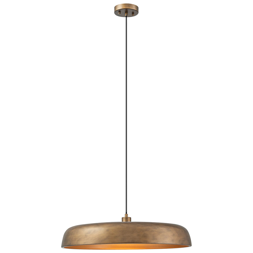 1-Light Dimmable Dome Mid-Century Modern Pendant J833