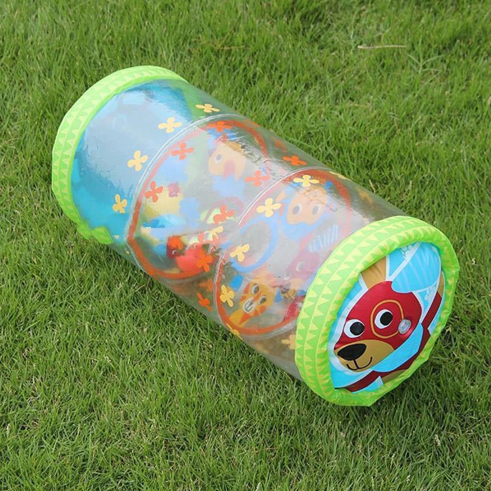 Inflatable Baby Walker Crawling Toy with Bell D770