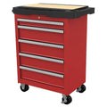Red Rolling Cabinet L844