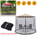Patio Umbrella Table Mesh Screen Cover with Zipper C60401