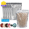 1 Gallon 60pcs Smell Proof Mylar Bags with Clear Window P5044