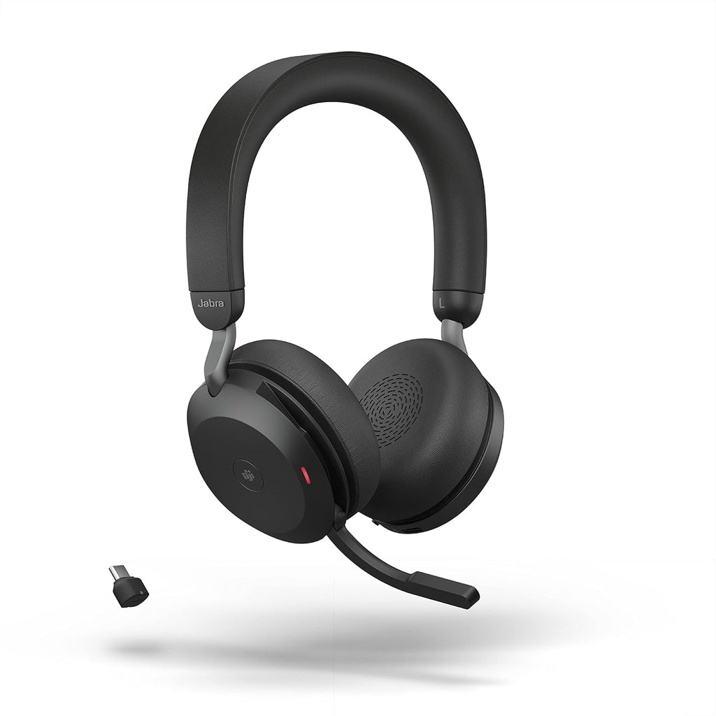 Jabra Evolve2 75 Wireless Headset with Active Noise Cancelling - Black O545322
