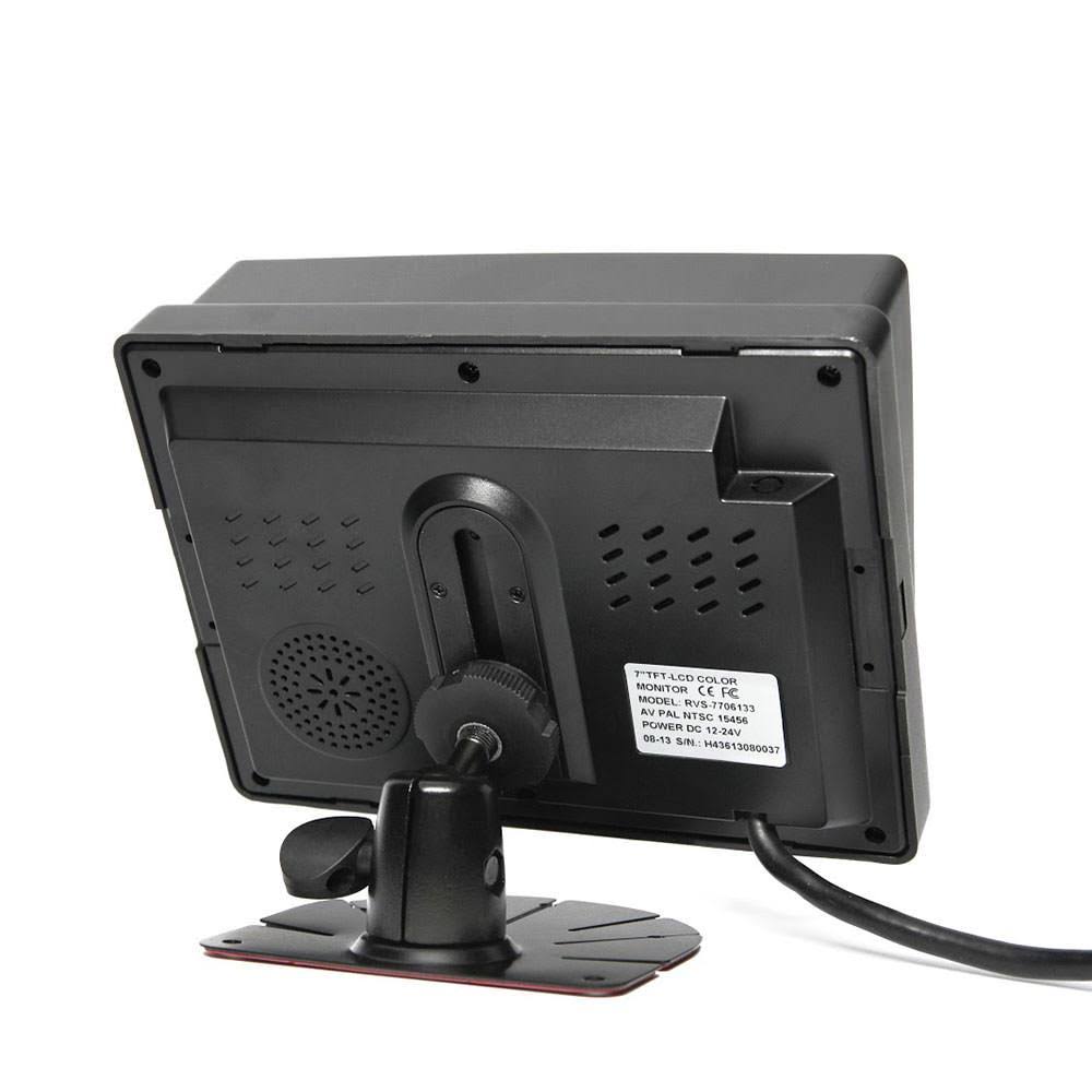 Backup Camera System with Two Camera Setup and Trailer Tow Quick Connect Kit S249