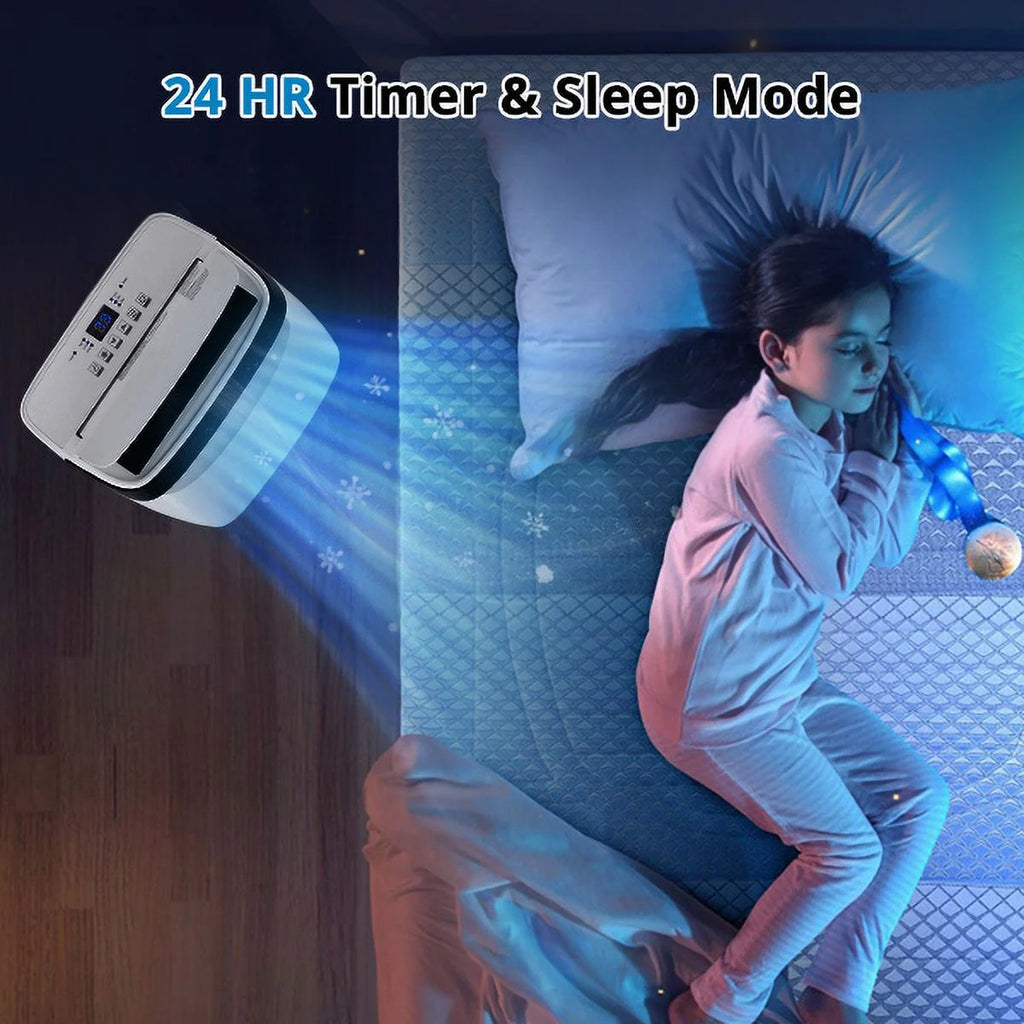 Portable Air Conditioner with Dehumidifier, Remote Control, Window Kit E49548