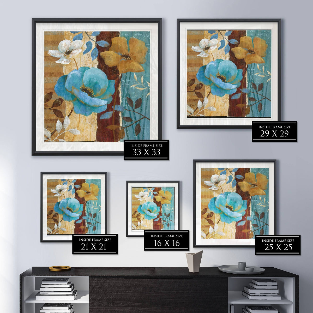Framed Giclee Print 28x28 A288