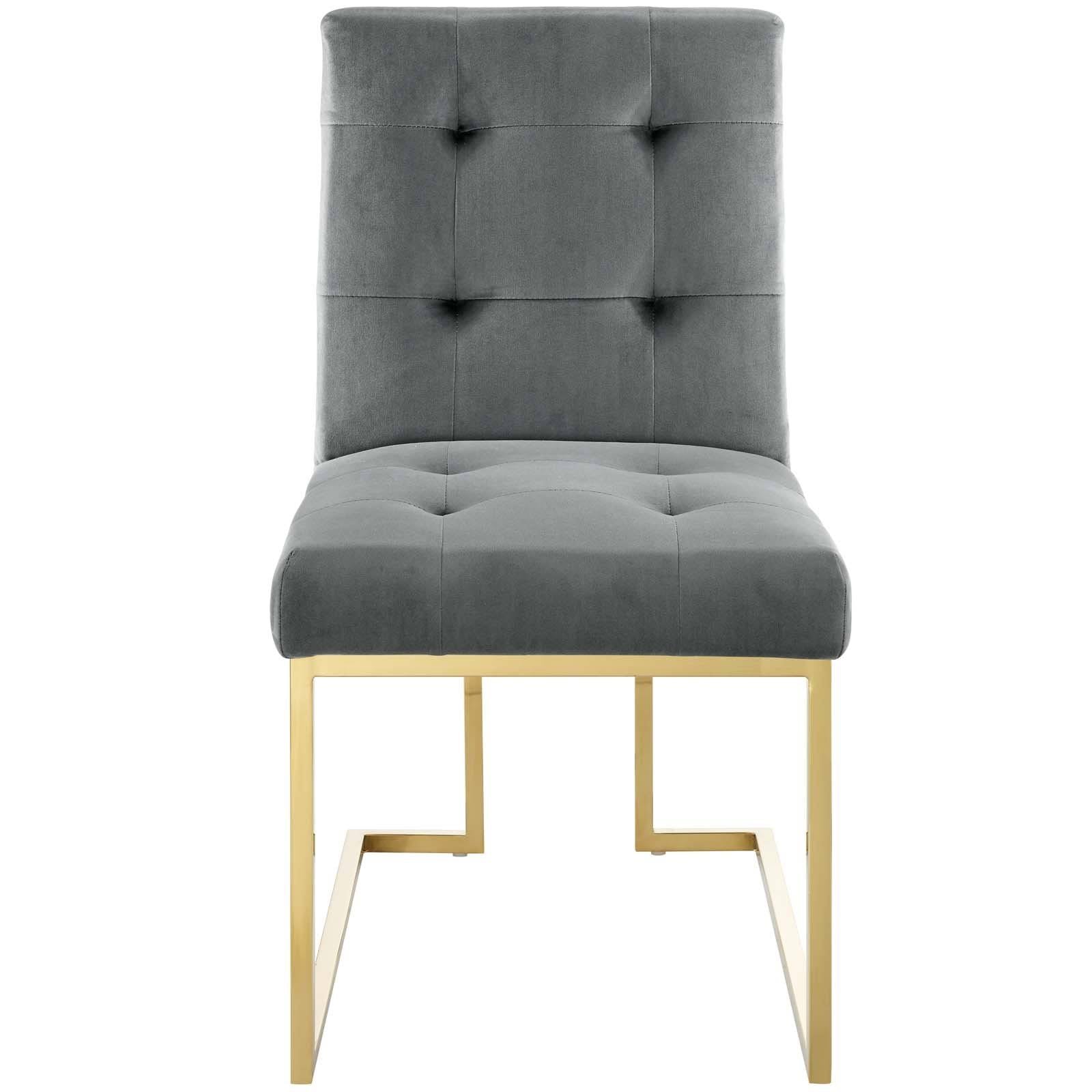 Gold Dusty Rose Performance Velvet Dining Chair W33900