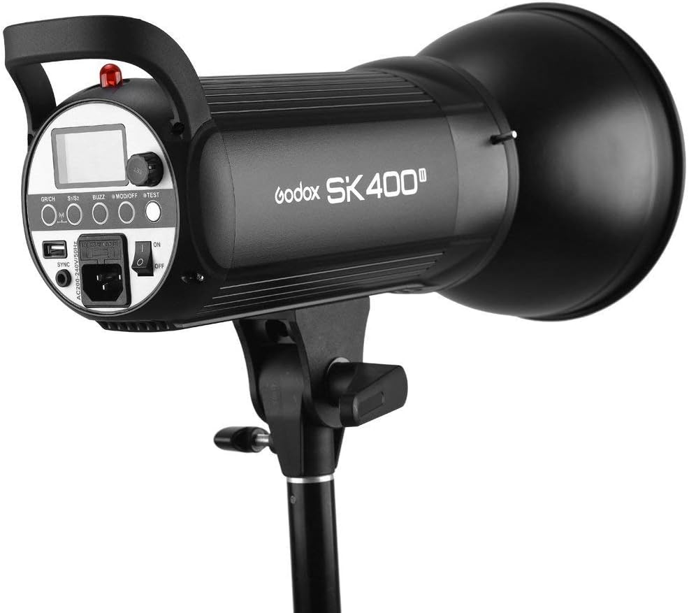 2 Pack 800Ws Photo Speedlite Studio Flash Strobe Monolight Bowens Mount Kit with Softbox, Light Stand, Barn Door Kit, Reflector Y78865