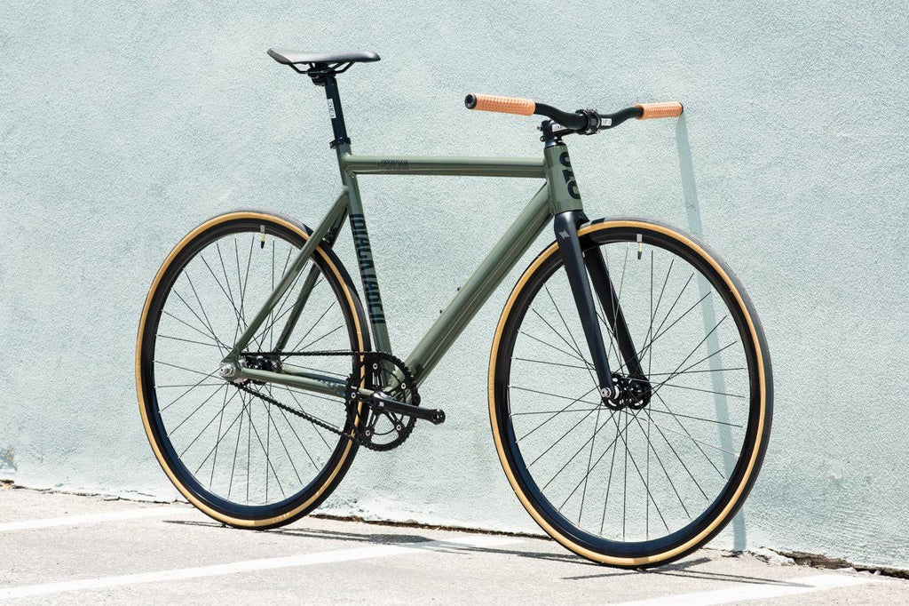 Army Green Track Bike 49 cm Riser Bar K9472