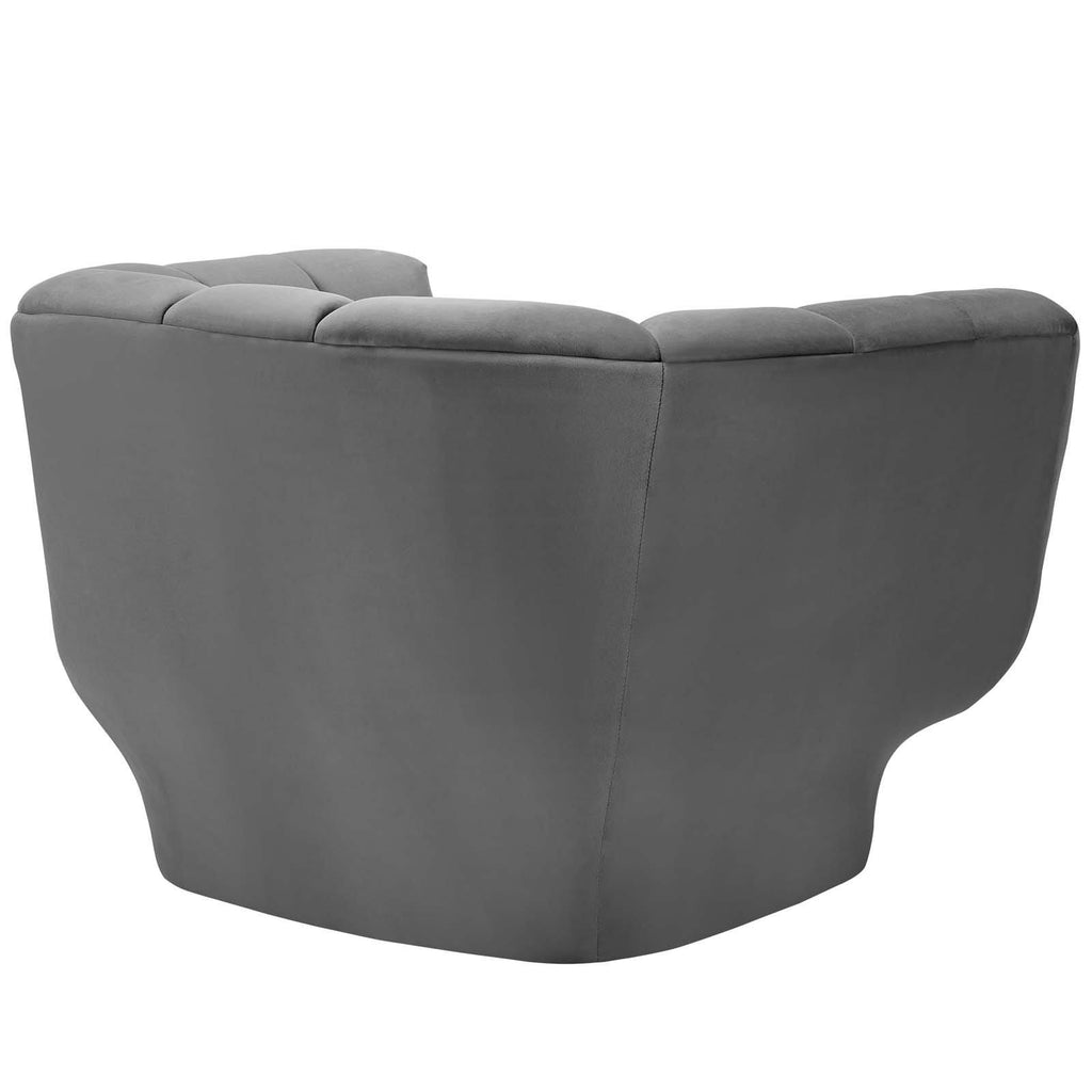 Green Performance Velvet Armchair S9454