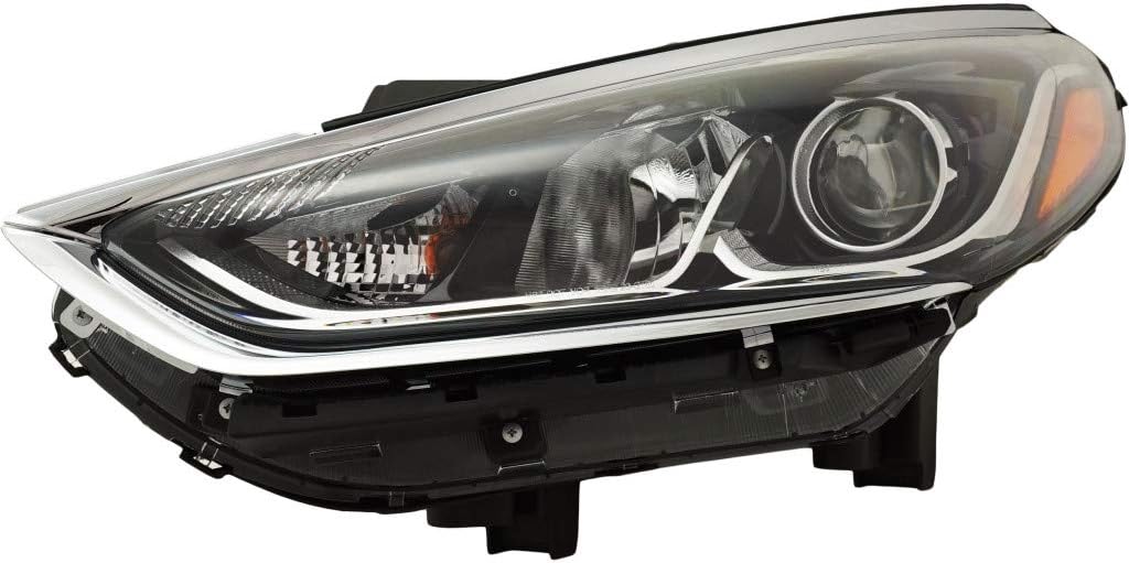 Headlight Assembly for Hyundai Sonata 2018 19 Driver Side Halogen F872