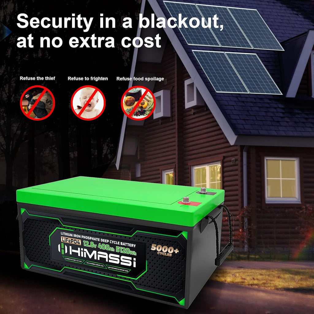 12V 400Ah LiFePO4 Battery with 250A BMS K128